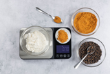 Cuisena 2-in-1 5kg Kitchen Scale with Dual Stainless Steel Platforms in Silver