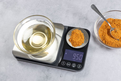 Cuisena 2-in-1 5kg Kitchen Scale with Dual Stainless Steel Platforms in Silver