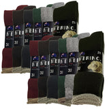 9 Pairs MERINO WOOL SOCKS Mens Heavy Duty Premium Thick Work Socks Cushion in Mixed Pack