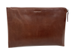 Futura Mens Document Satchel Office Travel College Bag - Brown
