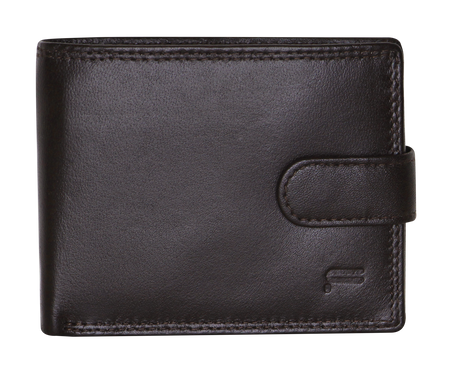 Futura Mens RFID Leather Fold Over Wallet - Brown