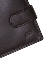 Futura Men's RFID Leather Coin Wallet with Buckle - Brown