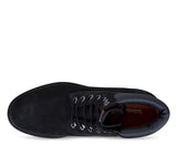 Timberland Mens 6-inch Double Collar Boots Leather Shoes Lightweight - Black Nubuck