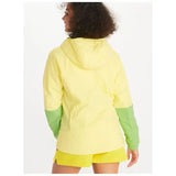 Marmot Womens Novus LT Hybrid Hooded Jacket - Light Yellow/Kiwi (Insulated Midlayer)
