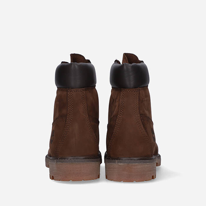 Timberland Womens Premium 6-inch Waterproof Boots - Dark Brown/Red