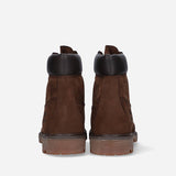 Timberland Womens Premium 6-inch Waterproof Boots - Dark Brown/Red