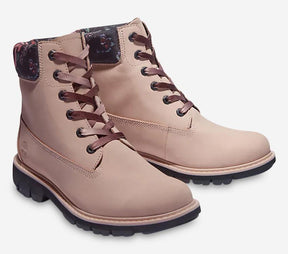 Timberland Womens Lucia Way 6 Inch Waterproof Boots - Light Pink Nubuck