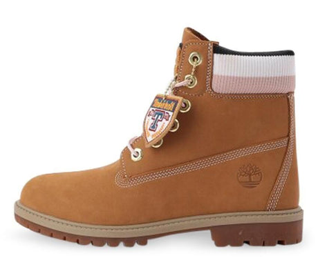 Timberland Womens Heritage 6 Inch Cupsole Waterproof Boots - Wheat Nubuck
