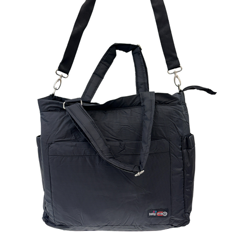 FIB Large Baby Nappy Bag Diaper Maternity Milk Mummy Changing Travel Tote - Black
