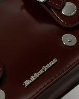 Dr Martens Womens Satchel Bag Vegan Crossbody 7 inch - Cherry Red