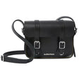 Dr. Martens 7 Inch Satchel Bag Leather Shoulder Crossbody Magnetic Buckle in Black Kiev