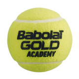 72x Babolat Pressureless Tennis Balls Academy Gold with Bucket