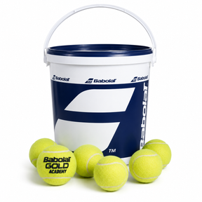 72x Babolat Pressureless Tennis Balls Academy Gold with Bucket