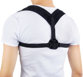 AXIGN Medical Posture Support Back Brace (Lumbar Corrector) - Black