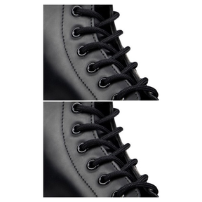 2x Dr. Martens 140cm Round Laces Pack - Black (8-10 Eye Boots)