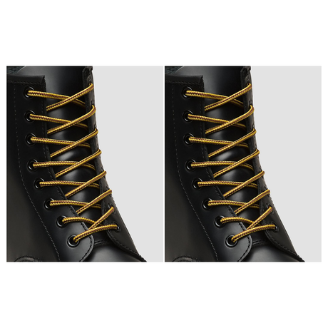 2x Dr. Martens 140cm Round Laces Pack - Brown/Yellow (8-10 Eye Boots)