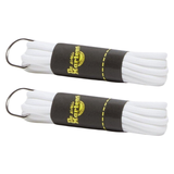 2x Dr. Martens 140cm Round Laces Pack - White (8-10 Eye Boots)