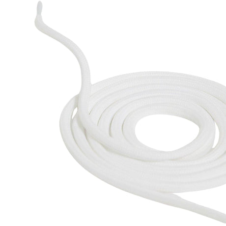 140cm Dr. Martens Round Boot Laces – White Polyester Laces for 8–10 Eye Boots, 1 Pair