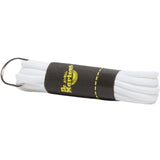 140cm Dr. Martens Round Boot Laces – White Polyester Laces for 8–10 Eye Boots, 1 Pair