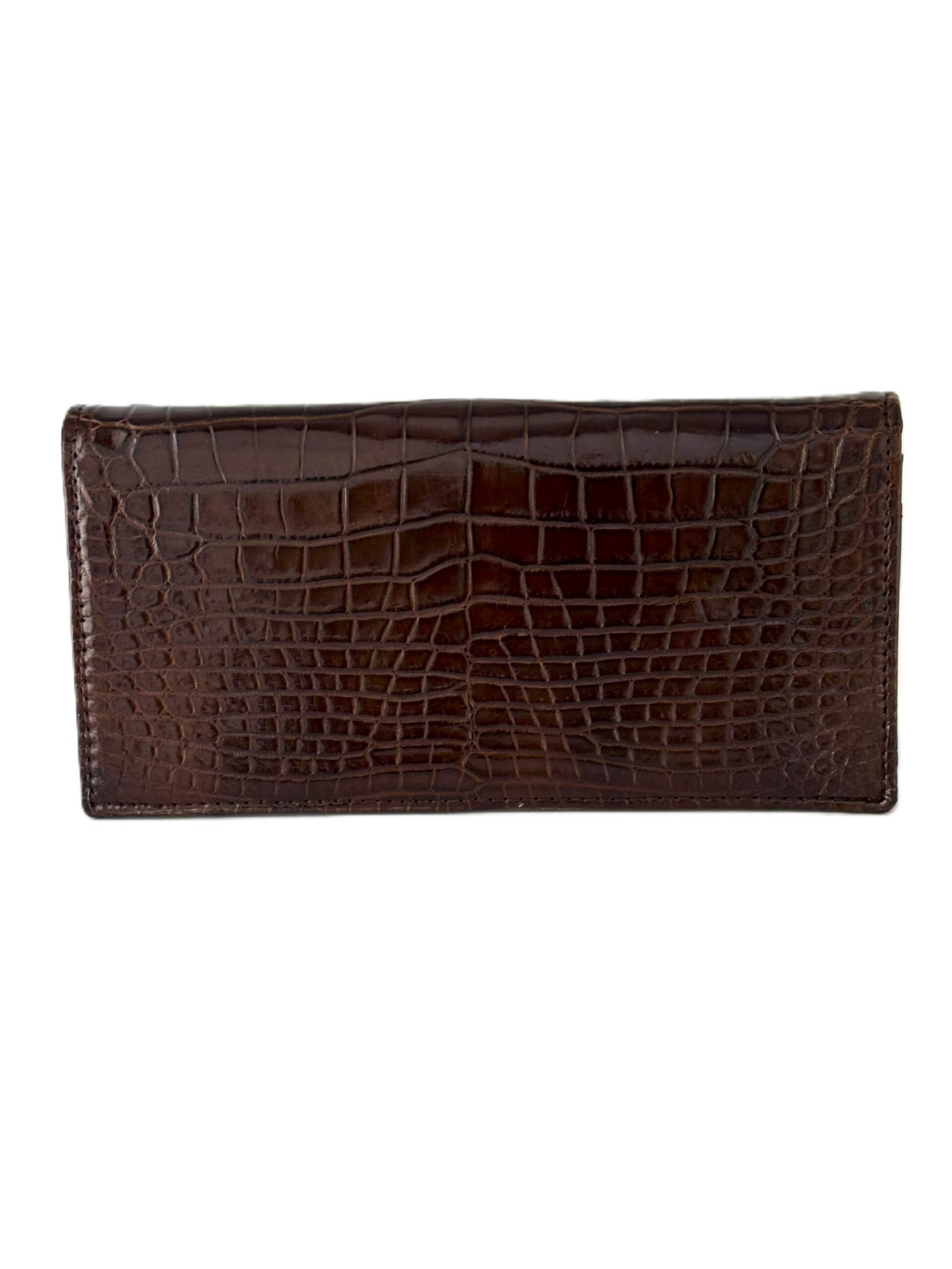 Womens Genuine Crocodile Leather Purse Wallet - Brown (Made in Australia)