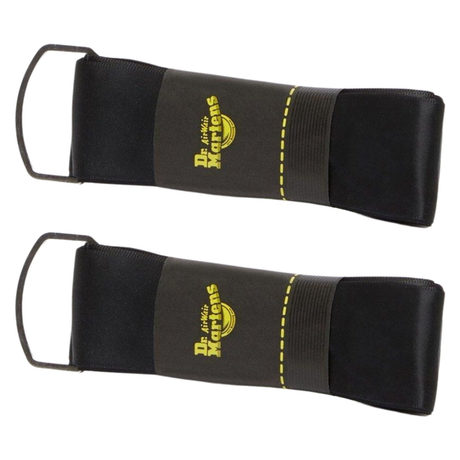 2x Dr. Martens 210cm Ribbon Laces Pack - Black (12-14 Eye Boots)