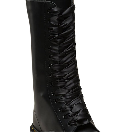 2x Dr. Martens 210cm Ribbon Laces Pack - Black (12-14 Eye Boots)