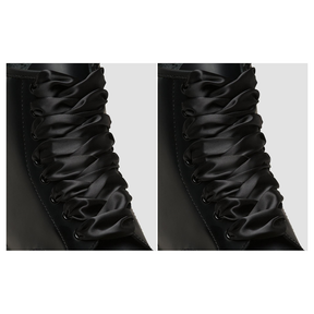 2x Dr. Martens 140cm Ribbon Laces Pack - Black (8-10 Eye Boots)