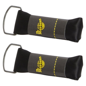 2x Dr. Martens 65cm Ribbon Laces Pack - Black (3 Eye Shoes)