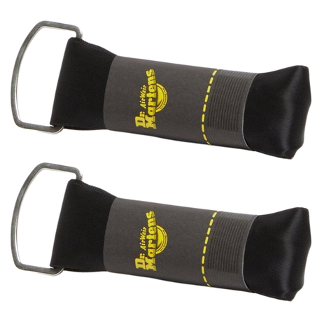 2x Dr. Martens 65cm Ribbon Laces Pack - Black (3 Eye Shoes)