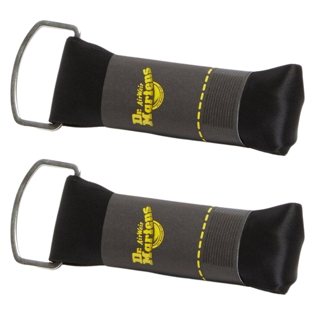 2x Dr. Martens 65cm Ribbon Laces Pack - Black (3 Eye Shoes)