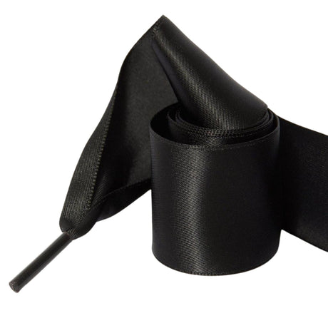 2x Dr. Martens 65cm Ribbon Laces Pack - Black (3 Eye Shoes)