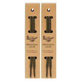 2x Dr. Martens 90cm Flat Cotton Laces Pack - Black/Yellow (4-5 Eye Shoes)