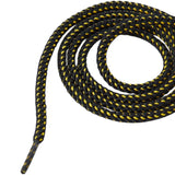 Dr. Martens 90cm Flat Cotton Laces - Black/Yellow (4-5 Eye Shoes)