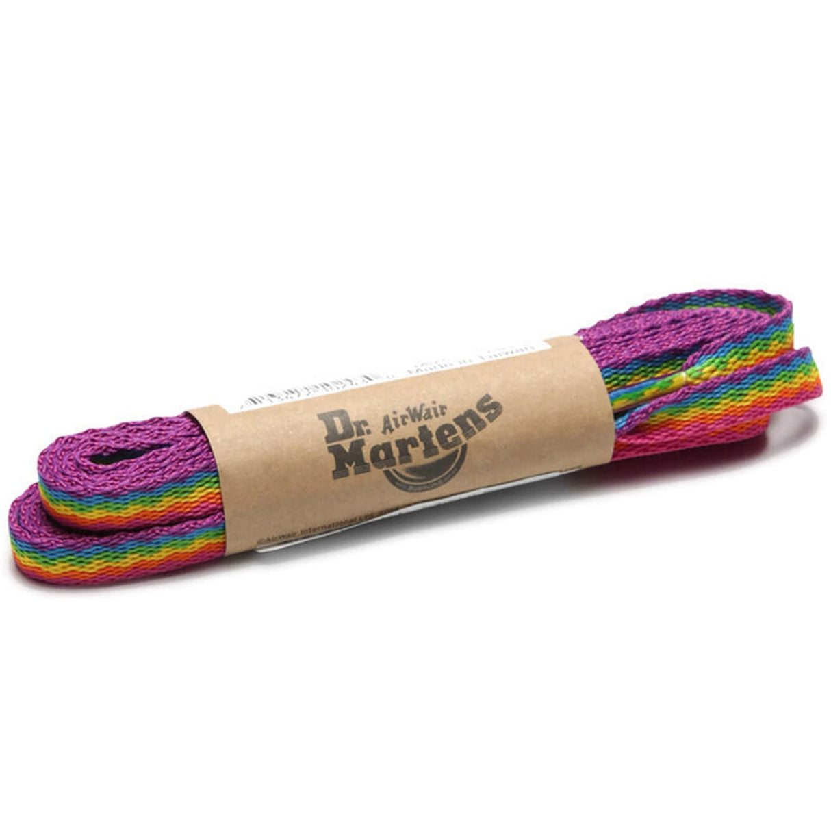 Dr. Martens 140cm Flat Laces - Rainbow LGBT Pride (8-10 Eye Boots)