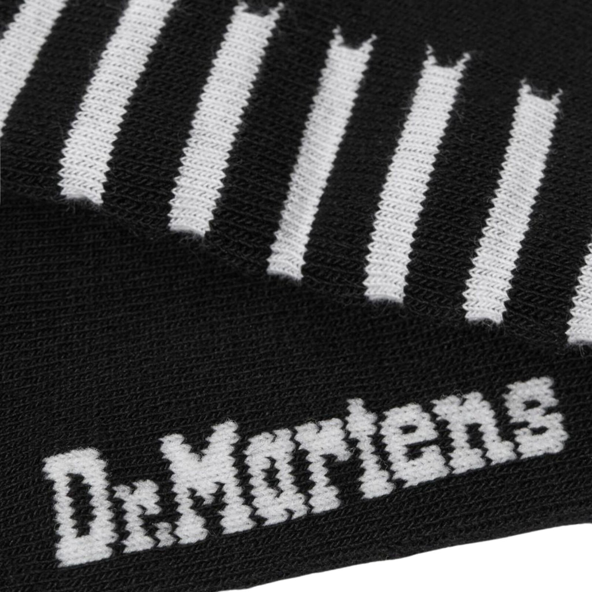 Dr. Martens Double Doc Boot Socks Black/White S/M M/L - Organic Cotton Blend