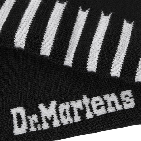 Dr. Martens Double Doc Boot Socks Black/White S/M M/L - Organic Cotton Blend