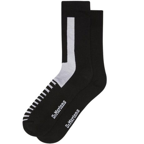 Dr. Martens Double Doc Boot Socks Black/White S/M M/L - Organic Cotton Blend