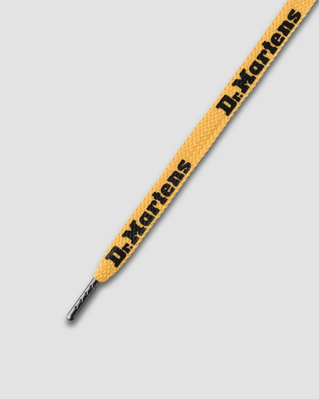 2x Dr. Martens 55"/140cm Round Laces Pack - Yellow/Black (8-10 Eye Boots)
