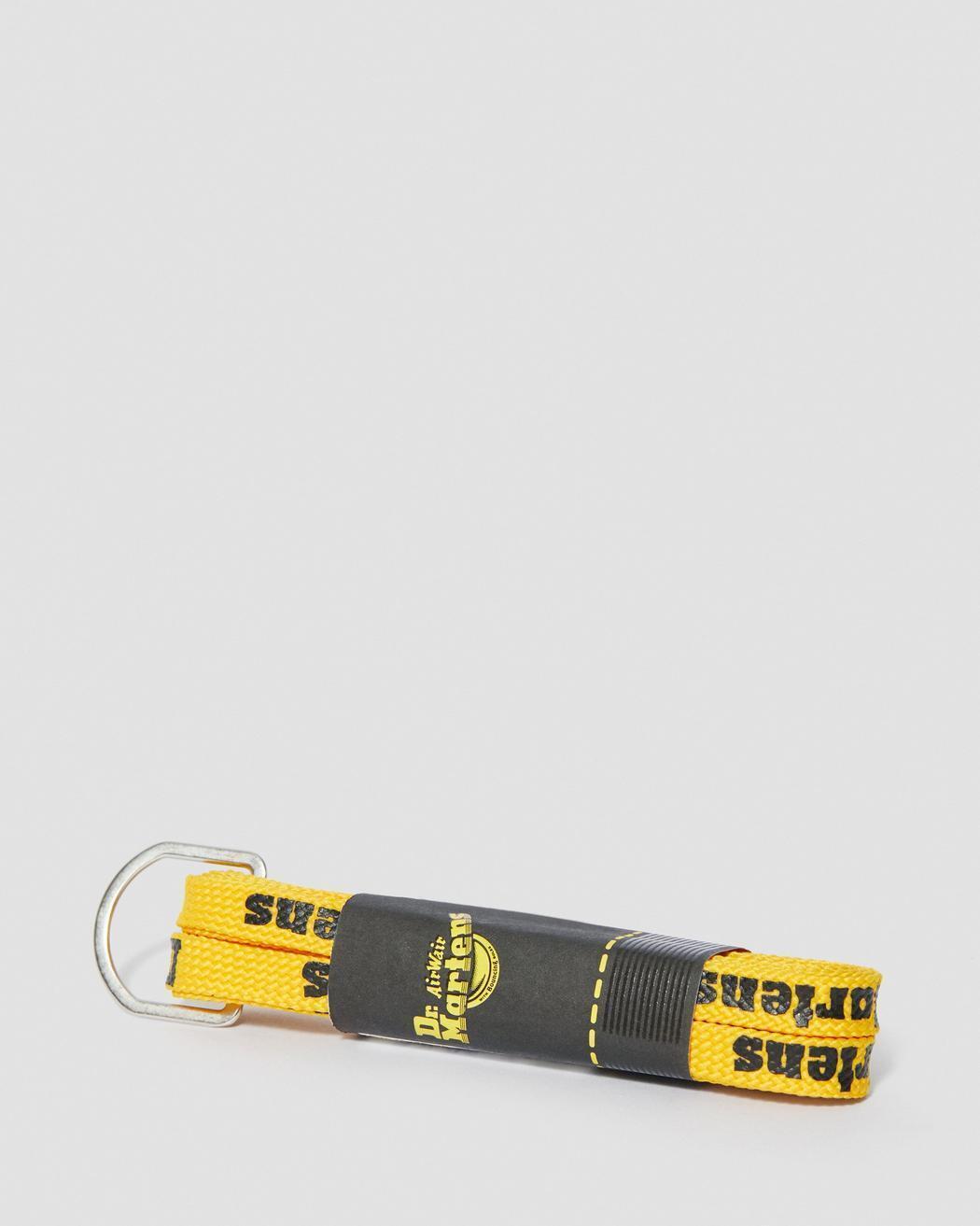 Dr. Martens 55"/140cm Round Laces - Yellow/Black (8-10 Eye Boots)