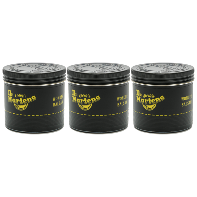 3x Dr. Martens Wonder Balsam Leather Shoe Polish & Conditioner (Pack)