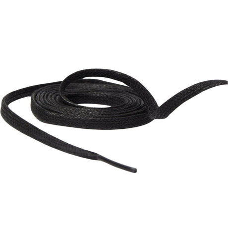 2x Dr. Martens 140cm Waxed Flat Laces Pack - Black (8-10 Eye Boots)