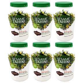 6x 500g Achva Sesame Tahini Paste Bulk Pack - 100% Ground Sesame Seeds (All Natural)