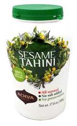 Achva 500g 100% Ground Sesame Seeds Tahini Paste All Natural Dip Spread