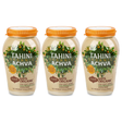 3x 500g Achva Organic Sesame Tahini Paste Pack - 100% Ground Sesame Seeds (All Natural)