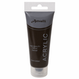 Artvalli Artists Acrylic Paint - Burnt Umber 75ml Tube (Water Based & Non Toxic)