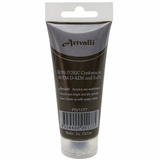 3x Artvalli Artists Acrylic Paint Bulk Pack - Burnt Umber 75ml Tube (Water Based & Non Toxic)
