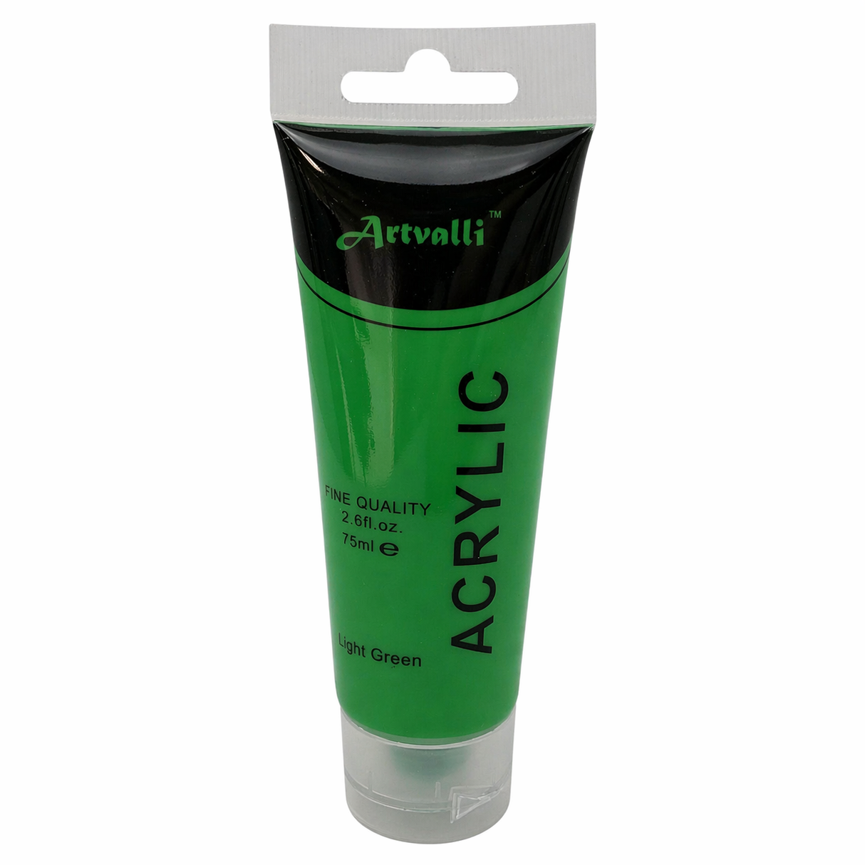 Artvalli Artists Acrylic Paint - Light Green 75ml Tube (Water Based & Non Toxic)