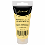 Artvalli Artists Acrylic Paint - Naples Yellow 75ml Tube (Water Based & Non Toxic)