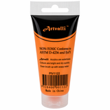 Artvalli Artists Acrylic Paint - Orange 75ml Tube (Water Based & Non Toxic)