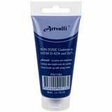 Artvalli Artists Acrylic Paint - Phthalo Blue 75ml Tube (Water Based & Non Toxic)